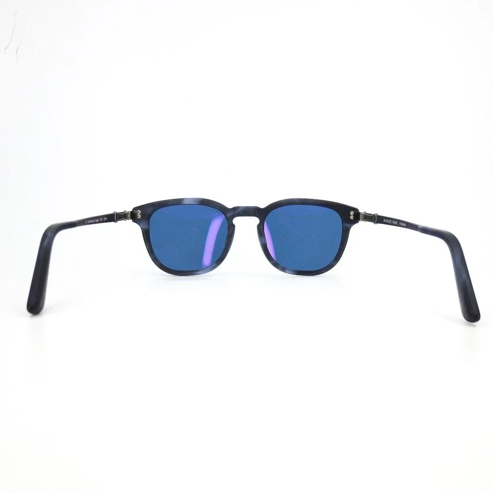 Robert Marc Sunglasses 916 307M Matte Blue Tortoise Gray Frames with Blue Lenses